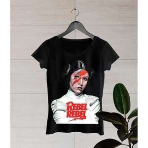 Rebel Rebel Retro Rock Classic Music Fan Graphic Unisex T-Shirt